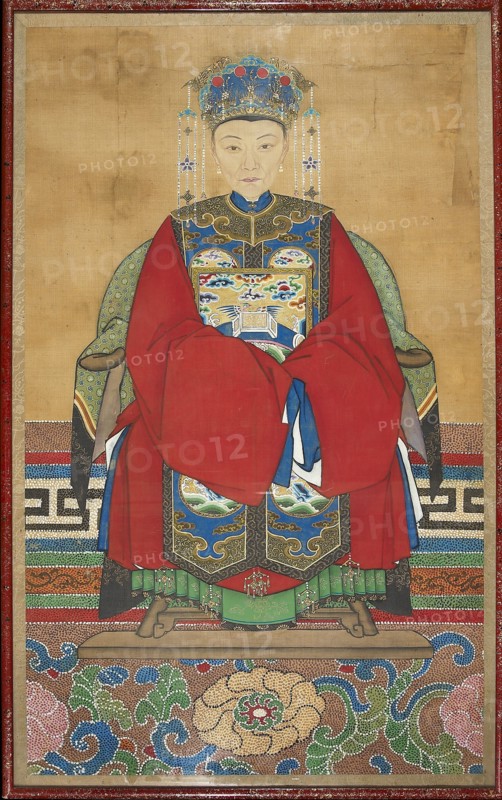 Woman dressed as wife of an official, 19th century, (1801 - 1900). Artist: Unknown.