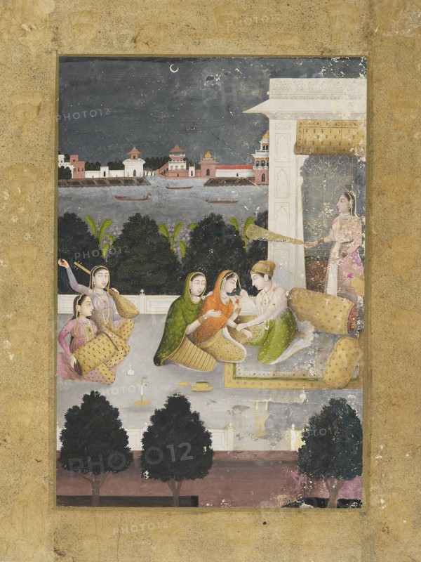 Prince with women and musicians, 18th century. Artist: Unknown.
