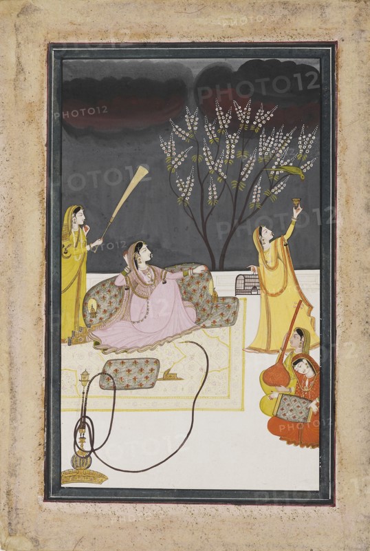 The Ragini Dhanasari (Desi) of the Raga Dipaka, c1820. Artist: Unknown.