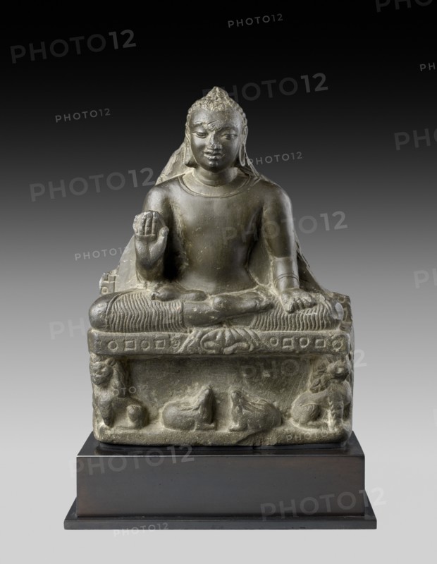 Seated figure of the Buddha, 5th - 6th century. Artist: Unknown.
