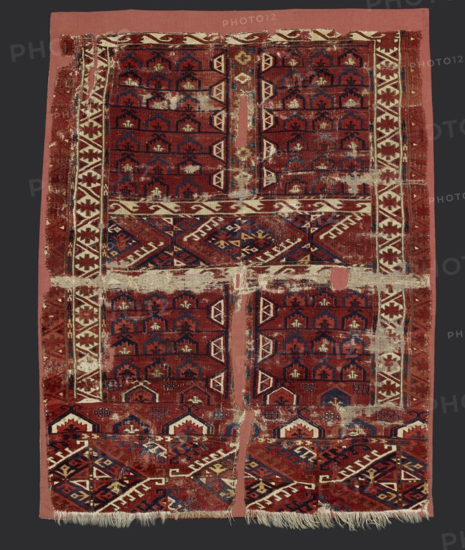 Turkmen Ersari carpet, 18th century, (1701-1800). Artist: Unknown.