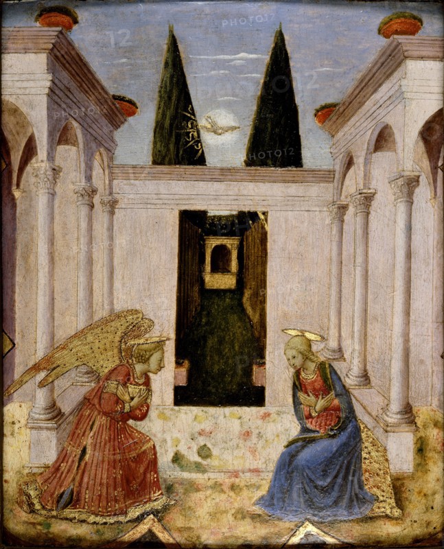 The Annunciation, 15th century.