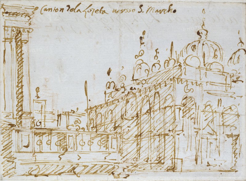 Venice: St Mark's and the Loggetta, mid 18th century. Artist: Canaletto.