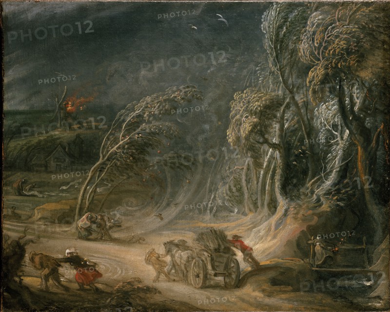 Landscape: a Storm, 18th century. Artist: Unknown.