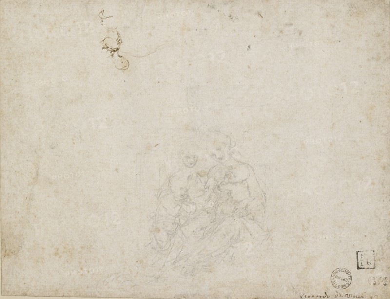 The Virgin and Child Adored, 1472-1519. Artist: Leonardo da Vinci.