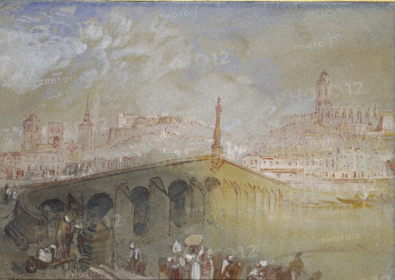 The Bridge at Blois: Fog Clearing, 1826-1830. Artist: JMW Turner.
