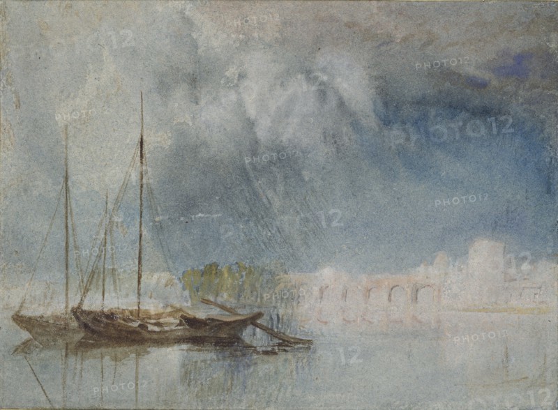 Nantes: Pont Pirmil, c1830. Artist: JMW Turner.