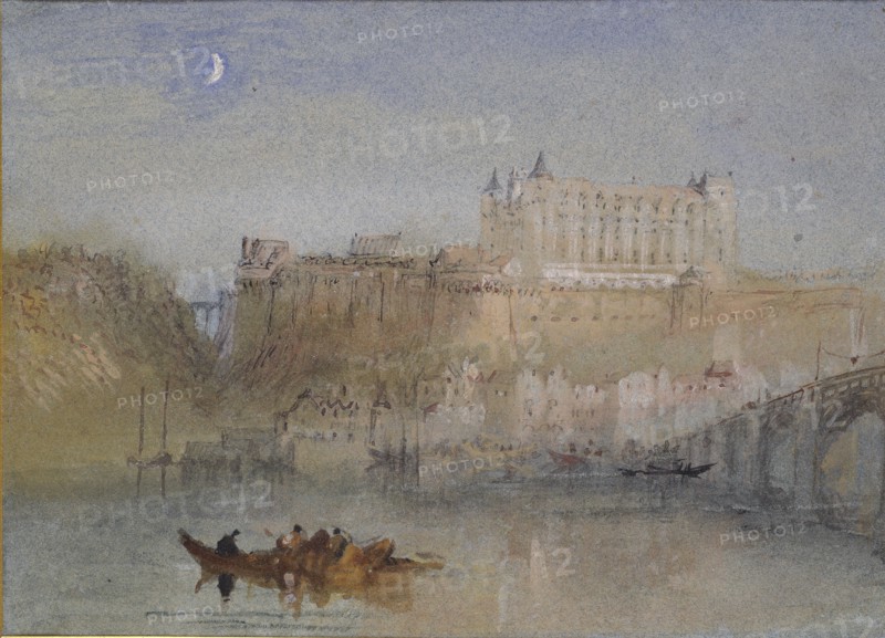 The Bridge and Chateau at Amboise, c1830. Artist: JMW Turner.