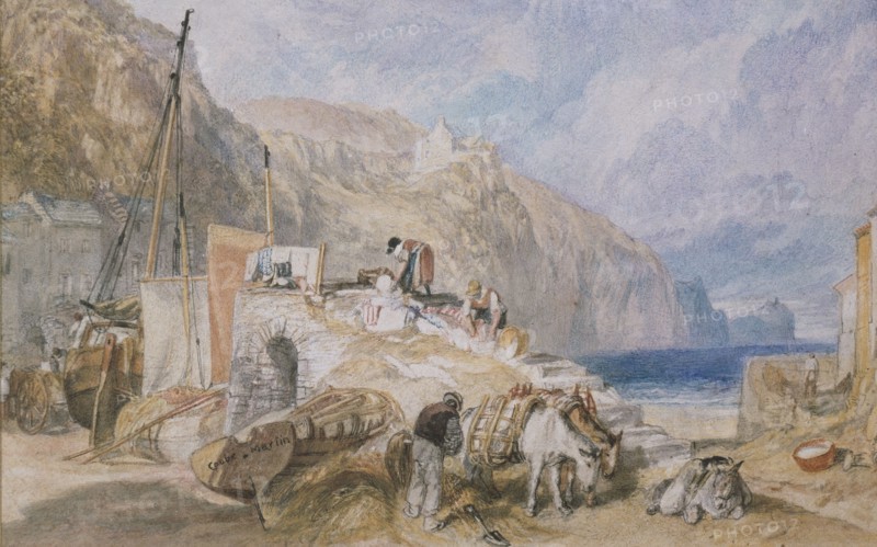 Combe Martin, Devonshire, c1824. Artist: JMW Turner.
