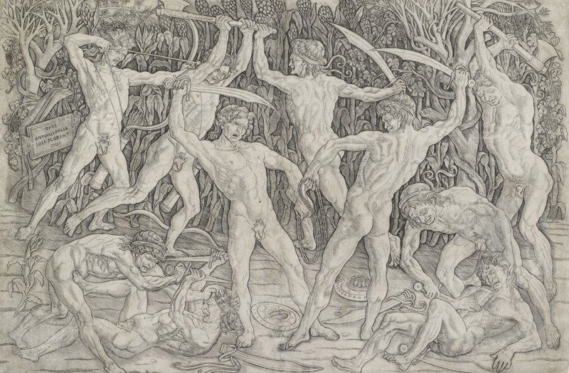 Battle of Nude Men, c1470-1475. Artist: Antonio del Pollaiuolo.