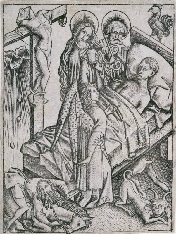 Consolation through confidence, c1460s.  Artist: Master ES.