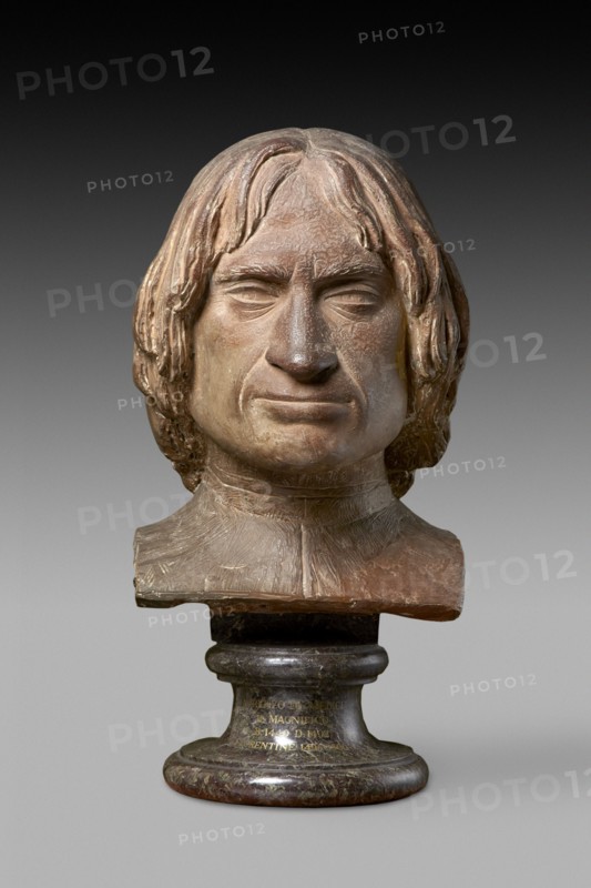 Portrait bust of Lorenzo de' Medici, late 15th century. Creator: Anon.