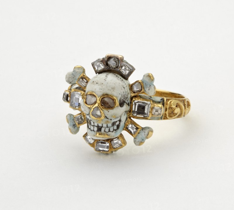 Memento mori ring, 17th century. Artist: Unknown.