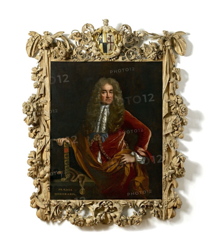 Elias Ashmole, c1681-1682. Artist: John Riley.
