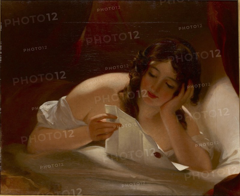 The Love Letter, 1834. Artist: Thomas Sully.