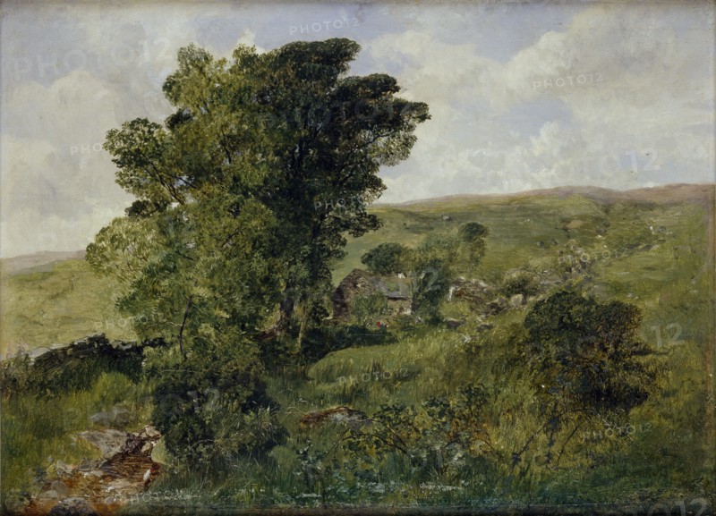View of Nantlle, Caernarvonshire, 1855. Artist: Alfred William Hunt.