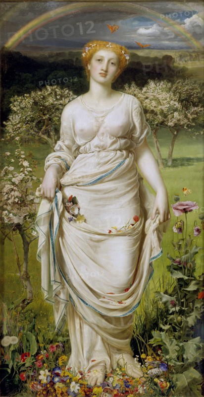 Gentle Spring, 1865. Artist: Frederick Augustus Sandys.