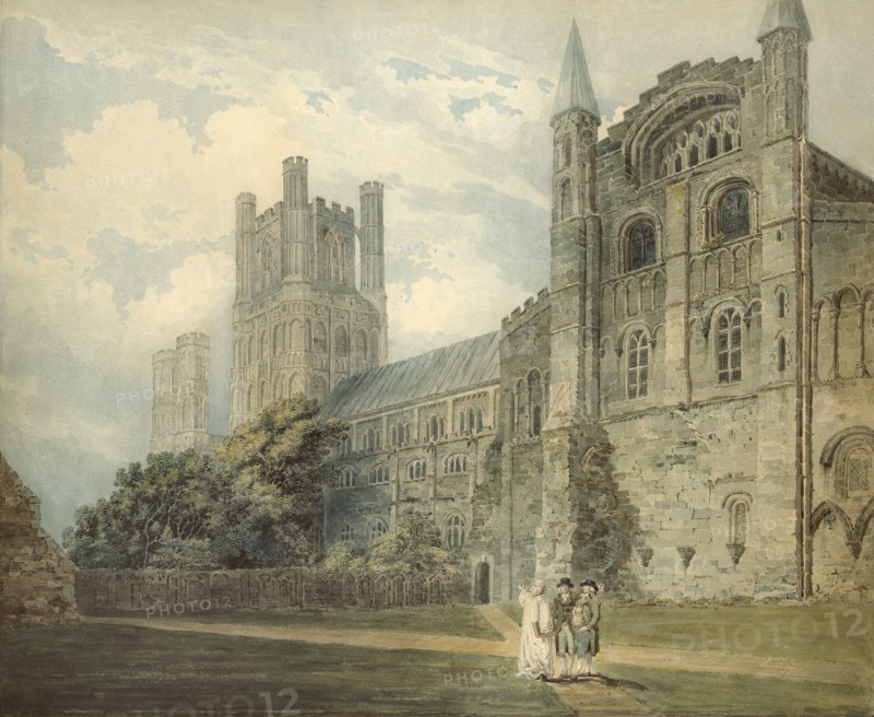 Ely Cathedral, late 18th century. Artist: Thomas Girtin.