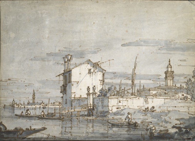 An Island in the Lagoon, early 18th century. Artist: Canaletto.