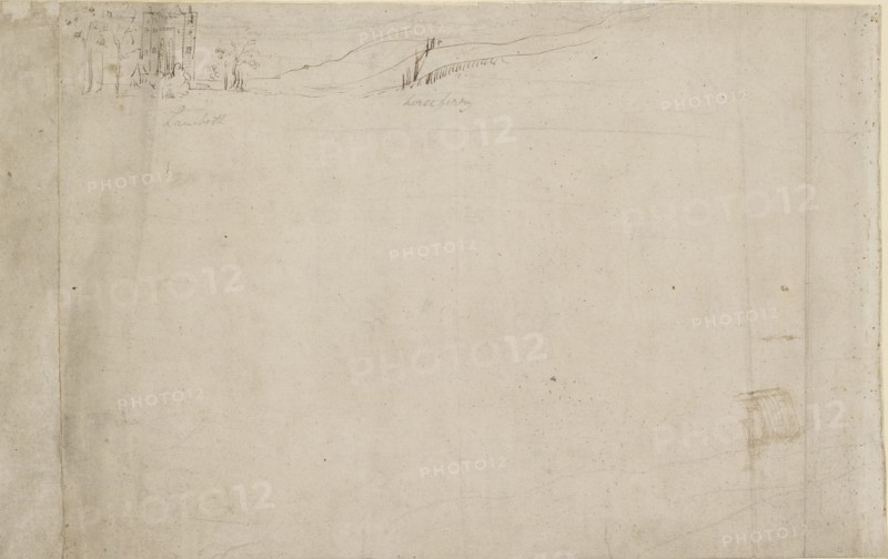Panorama of London as seen from Southwark: Lambeth, 1554. Artist: Anthonis van den Wyngaerde.