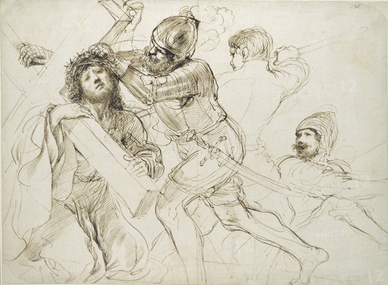 Christ Carrying the Cross, c1625-1628. Artist: Guercino.