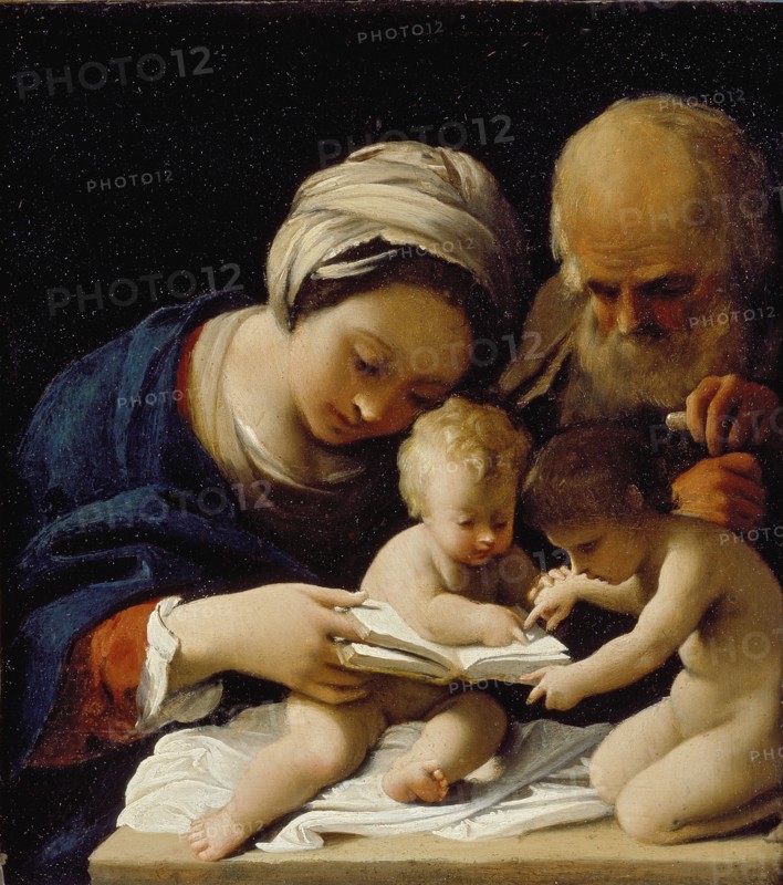The Holy Family with the young St John the Baptist, early 17th century. Artist: Bartolomeo Schedoni.
