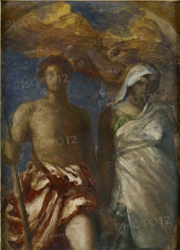 Time and Death, c1868. Artist: George Frederick Watts.