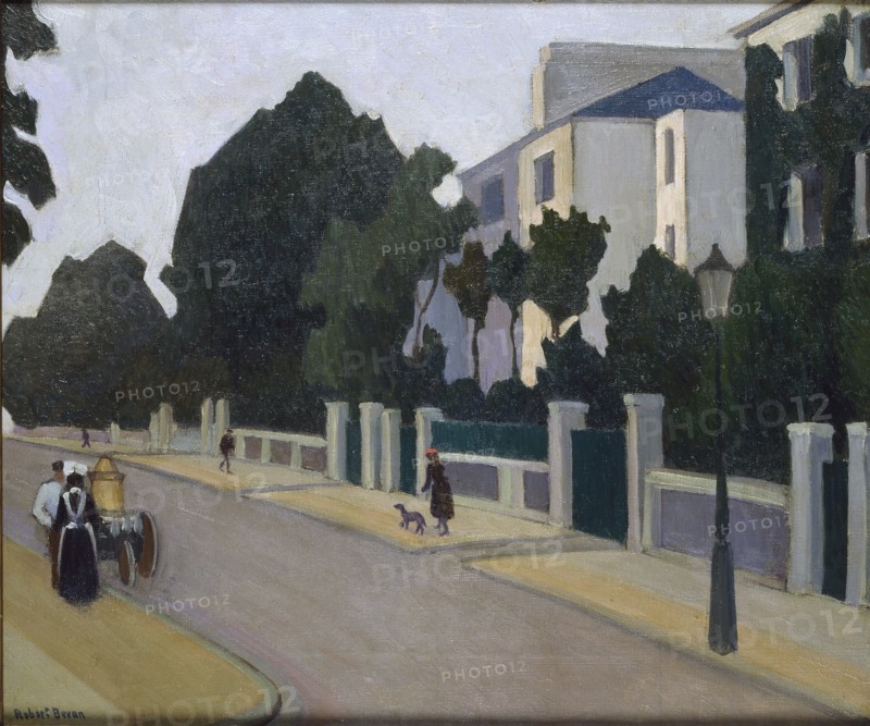 Queen's Grove, St John's Wood, 1918. Artist: Robert Polhill Bevan.