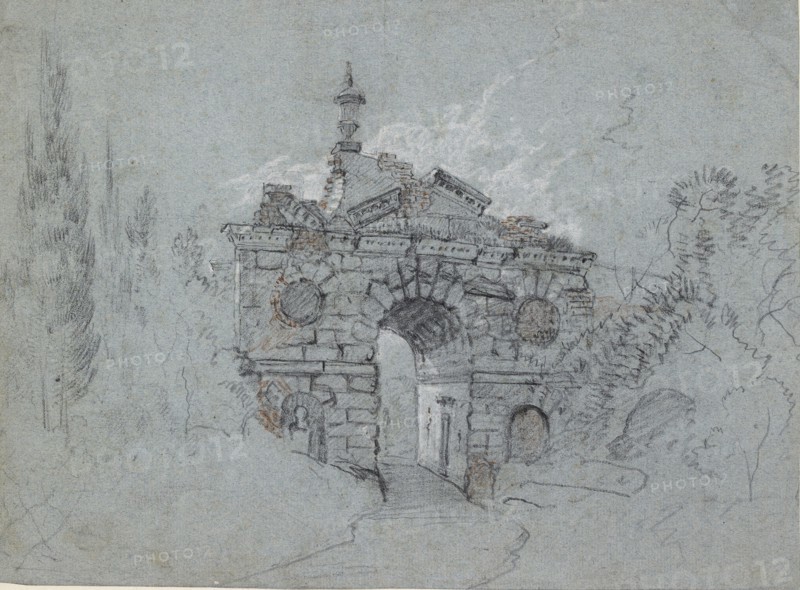 The Ruined Arch at Kew, c1760s. Artist: Richard Wilson.