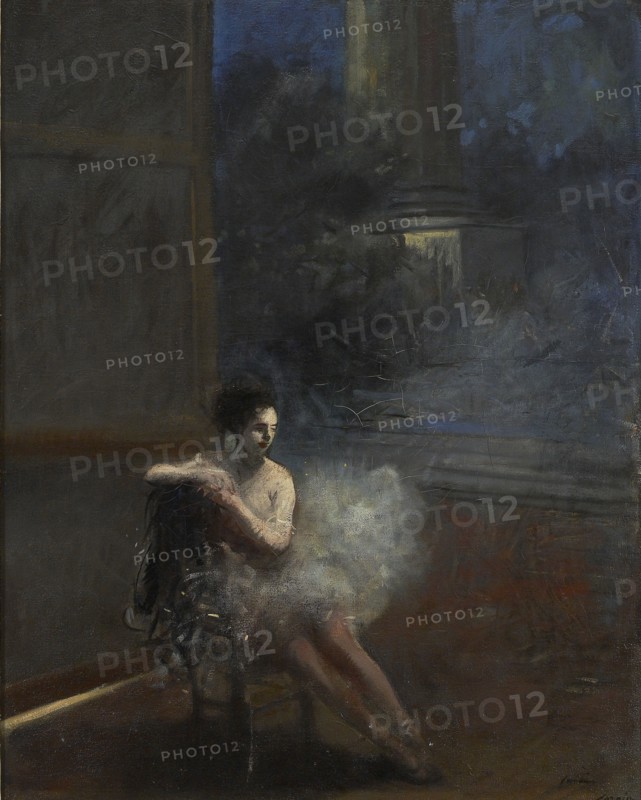 Seated Dancer, 19th-20th century Artist: Jean Louis Forain.