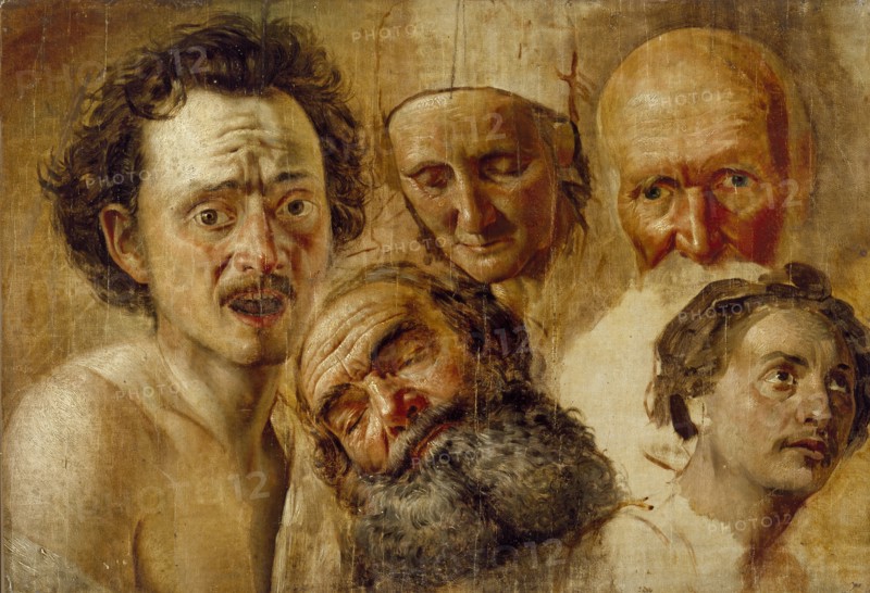Study of Heads, c1830. Artist: Aleksandr Ivanov.
