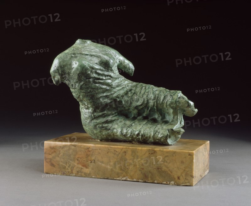 Fragment Figure / Reclining Female Figure, 1957. Artist: Henry Moore.