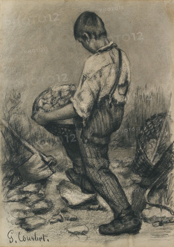 Young Stone Breaker, c1864-1865. Artist: Gustave Courbet.