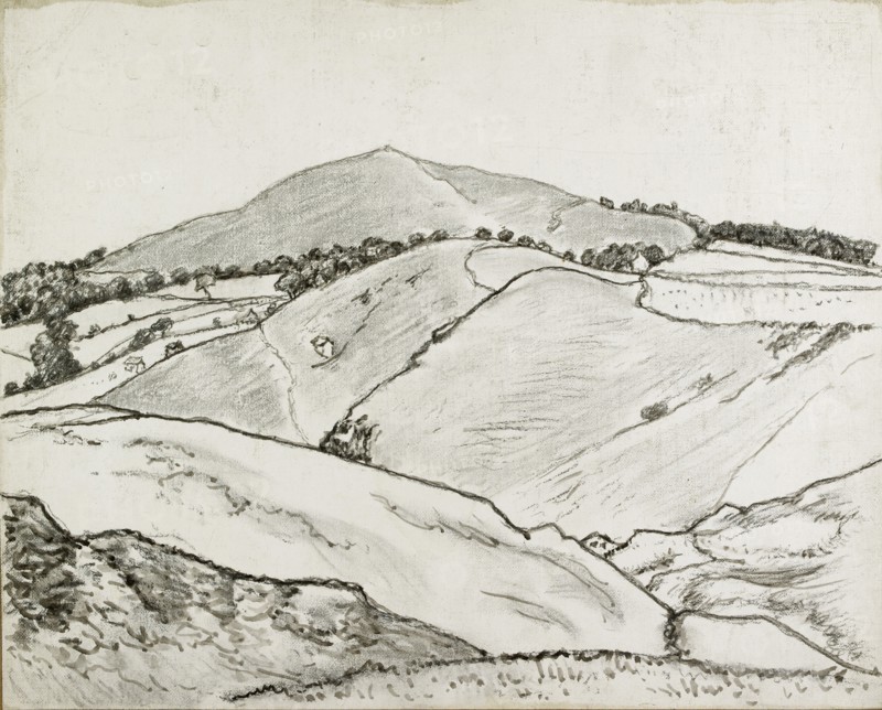 Cefn Bryn, 1933. Artist: Lucien Pissarro.