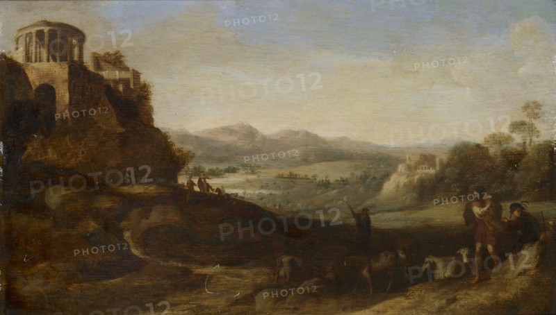 Shepherds in the Campagna, 1620-1667. Artist: Cornelis van Poelenburgh.
