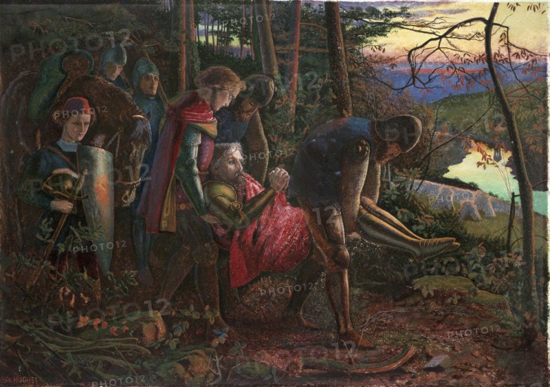 The Knight of the Sun, 1860-1861. Artist: Arthur Hughes.
