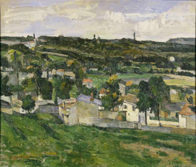 Near Auvers-sur-Oise, 1880s. Artist: Paul Cezanne.