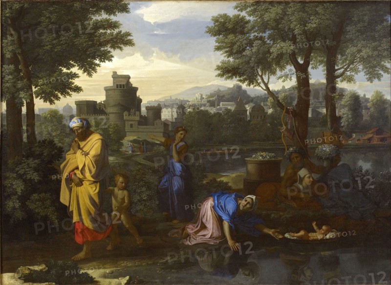 The Exposition of Moses, 1654. Artist: Nicolas Poussin.