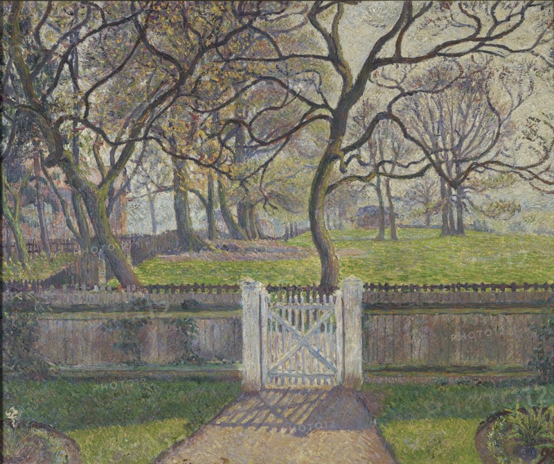 The Garden Gate, Epping, 1894. Artist: Lucien Pissarro.