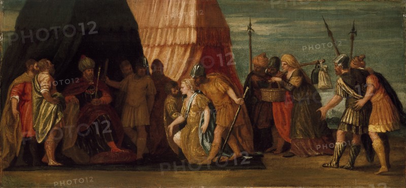 Judith received by Holofernes, c16th century. Artist: Unknown.