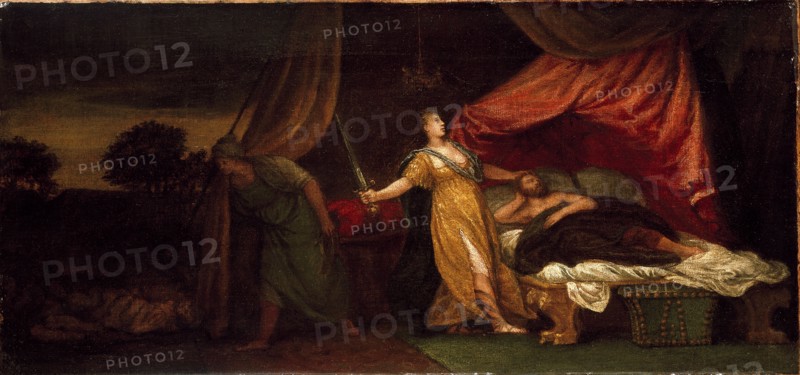 Judith about to kill Holofernes, c16th century. Artist: Unknown.