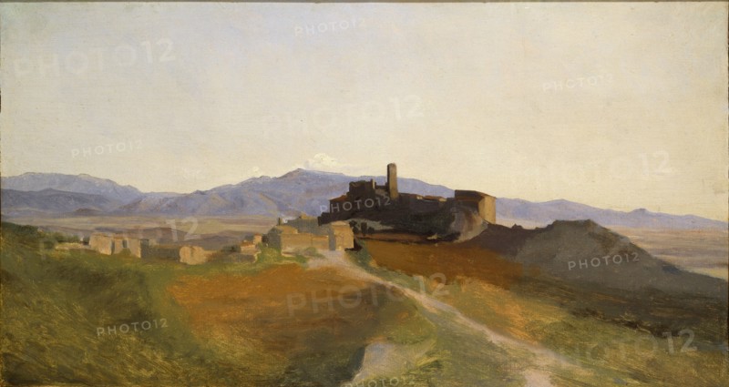 A View of Olevano, early 19th century. Artist: Unknown.