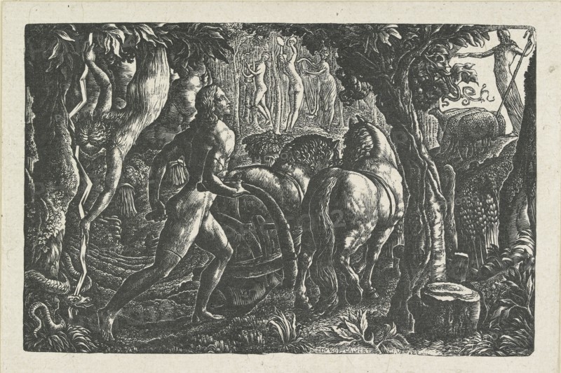 The Ploughman: Christian Ploughing the last furrow of life, 1827. Artist: Edward Calvert.