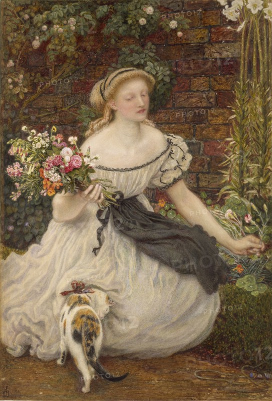 The Nosegay, 1865. Artist: Ford Madox Brown.