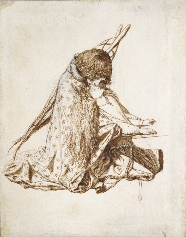 St Cecilia, c1850s. Artist: Dante Gabriel Rossetti.