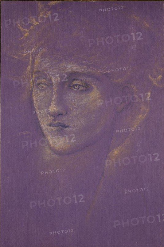 Head of a Woman, late 19th century. Artist: Sir Edward Coley Burne-Jones.