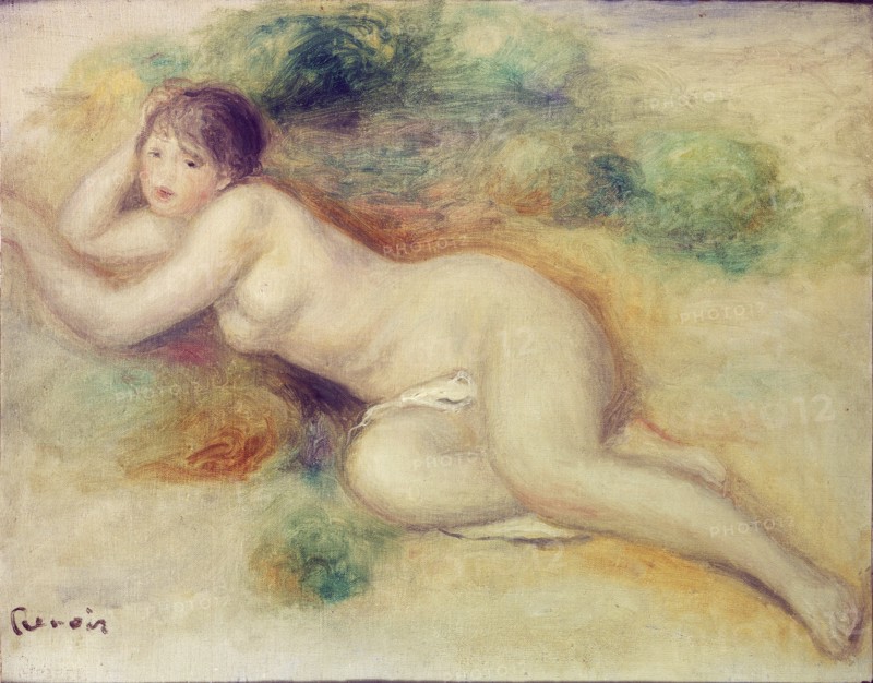 Nude Figure of a Girl, 1880-1889. Artist: Pierre-Auguste Renoir.