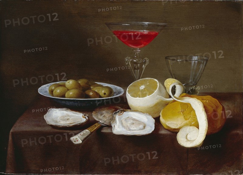 Still Life with Oysters, c1616-1666. Artist: Jacob Foppens van Es.