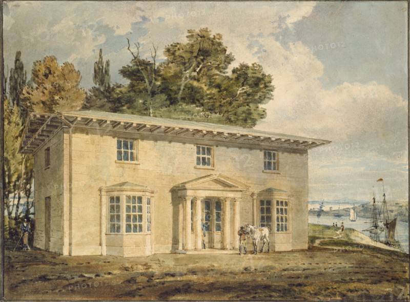 The Penrhyn Arms at Port Penrhyn, c1797-1798. Artist: JMW Turner.