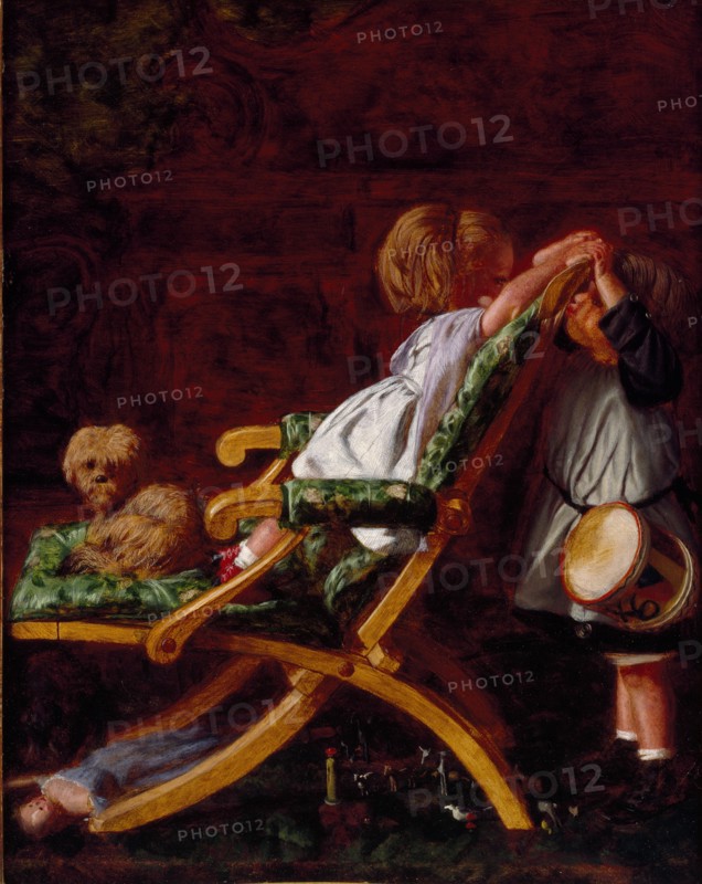 Playmates, 1866-1869. Artist: Arthur Boyd Houghton.